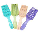 Anti-static hairbrush blue