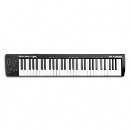 M-AUDIO Keystation 61 MK3 61 klahviga USB MIDI-klaviatuur, must, valge