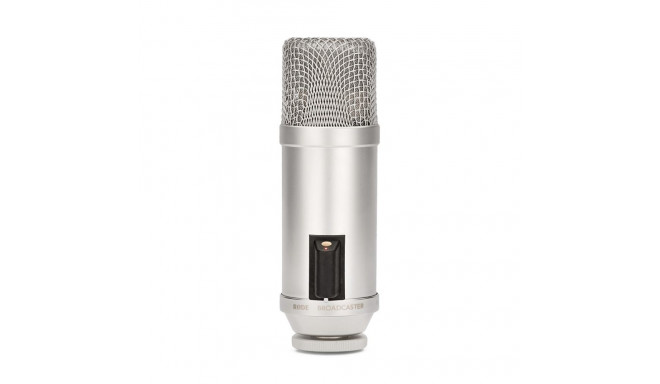 RØDE stuudiomikrofon Broadcaster, hõbedane