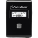 PowerWalker VI 850 LCD katkematu toiteallikas (UPS) liin-interaktiivne 0.85 kVA 480 W