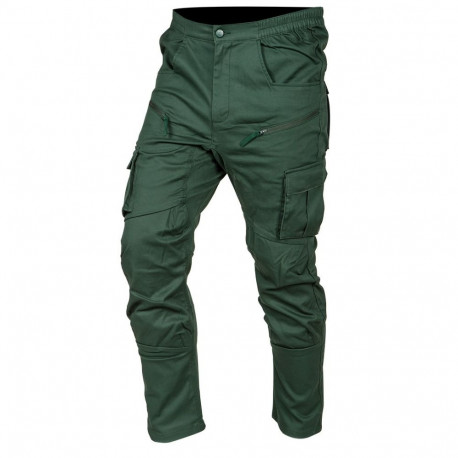 Jogger-stiilis tööpüksid OUTDOOR XXXL, rohelised