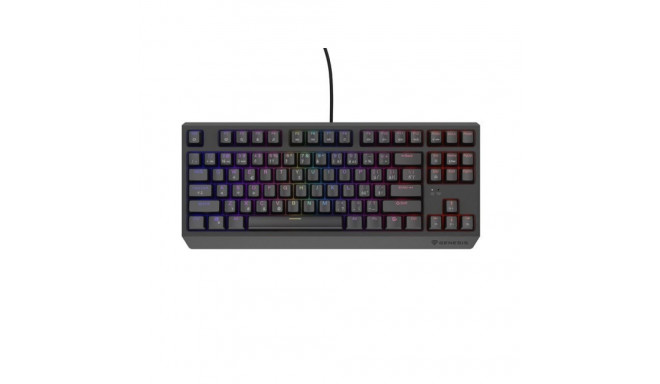 GAMING KEYBOARD GENESIS THOR 230 TKL CZ/SK RGB MECHANICAL OUTEMU RED BLACK HOT SWAP