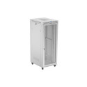 FLOOR-STANDING RACK CABINET 19" 42U 800X1000 GREY PERFORATED LCD DOOR LANBERG (FLAT PACK)