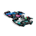 LEGO City F1 garaaž, Mercedes-AMG ja Alpine autod