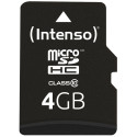 "CARD 4GB Intenso 3413450 MicroSDHC Class 10 20MB/s inkl. Adapter"