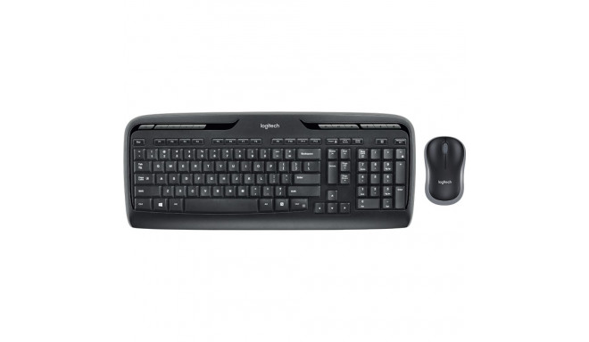 Logitech klaviatuur MK330 Wireless PAN/NORDIC, must + hiir