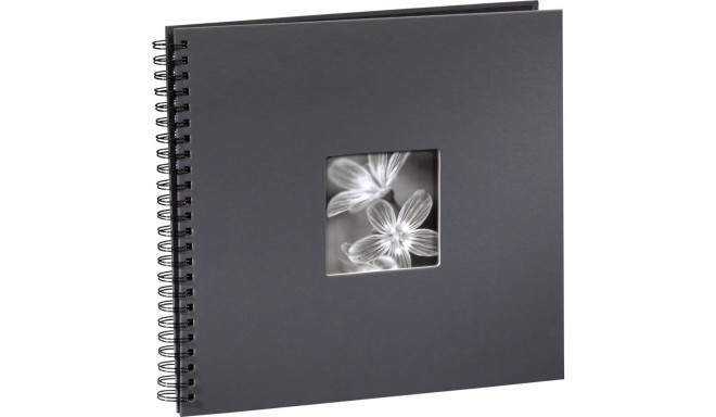 Hama  Fine Art  Spiral grey 36x32 50 black pages     94874