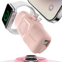 Wozinsky WF16-YLS 5000mAh 15W Lightning Mini Power Bank with Built-in USB-C Cable and Apple Watch Ch