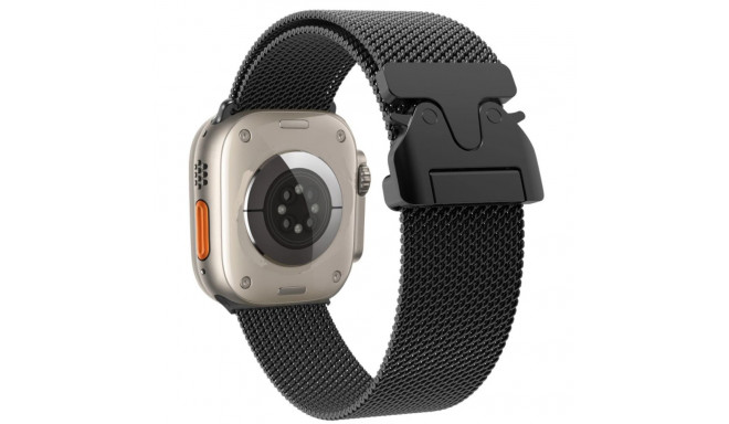 Titanium Milanese Loop Bracelet 42/44/45/46/49 mm - Black