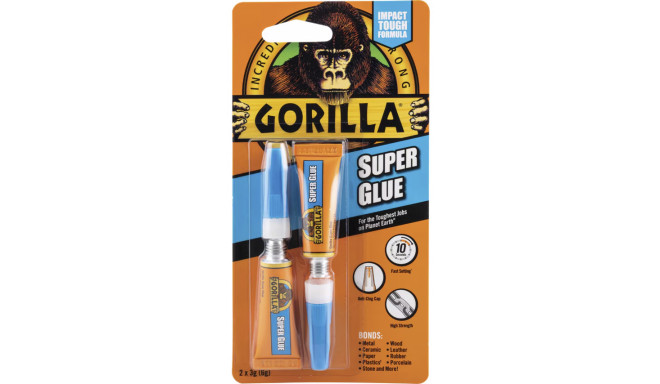 Gorilla клей Superglue 2x3г