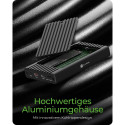 "ICY BOX IB-2817MCL-C31 Externes USB-C 3.2 Gehäuse für 2x M.2 NVMe SSD mit Klonfunktion"