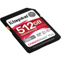 "CARD 512GB Kingston Canvas React Plus SDXC Klasse 10 UHS-II U3 V60"