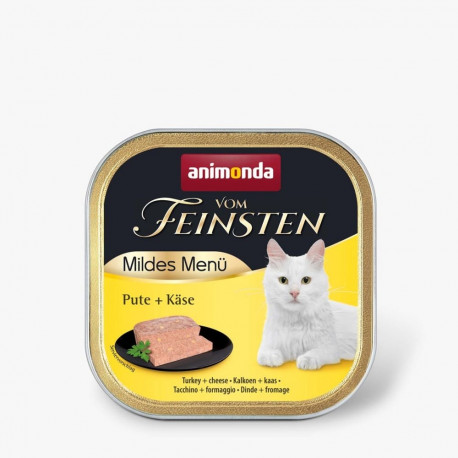 Cat Food - ANIMONDA Vom Feinsten Turkey with Cheese 100g ANIMONDA Vom Feinsten Adult Mild Menu Turke