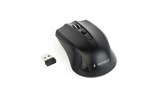 Wireless Mouse - Gembird Musw-4b-04 Ambidextrous Rf Optical 1600 Dpi,