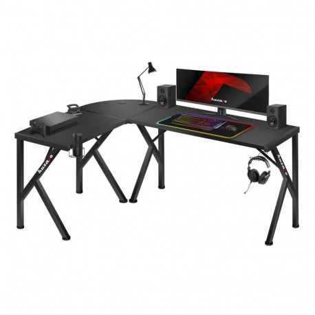 Gaming Desk - Huzaro Hero 6.3 Carbon Fiber Steel Frame Black