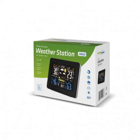 Weather Station - Black Greenblue 46k Battery