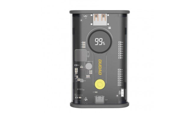 Dudao Power Bank K16Pro with Digital Display, C+U, PD 22.5W, 10000 mAh with Type-C cable (0,25m) Bla