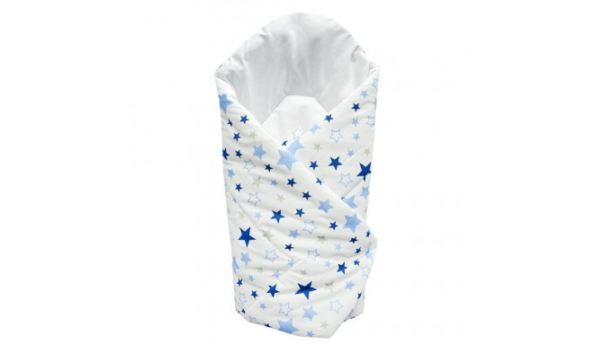 Ankras wrap blanket 80/80 blue stars white