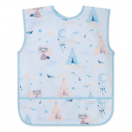 Babyono apron raccoon blue 1642/01
