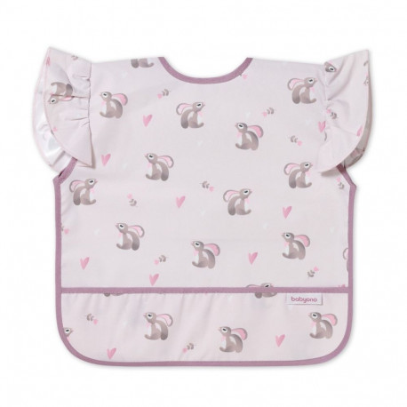 Babyono apron bunny pink 1641/03