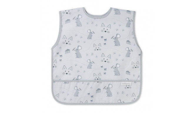 Babyono apron mouse grey 1641/01