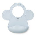 Babyono silicone bib with adjustable lock blue 1639/01