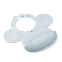 Babyono silicone bib with adjustable lock blue 1639/01