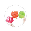 Babyono rattle with teether fruits 1594