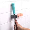 Wall-mounted broom mop holder self-adhesive RC-K-1152 gray