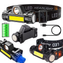 Head flashlight LED 4in1 with magnet and batter RC-K-1228 black