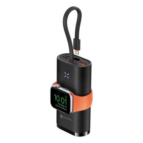 Powerbank Forcell F-Energy F10K4 PD QC3.0 3A 22,5W 10000 mAh compatible with Apple Watch black