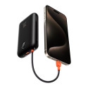 VEGER powerbank 20000 mAh with built-in cables Type C / Lightning PD QC3.0 35W K2 (W2068) black