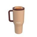 Thermal mug with telescopic straw Kambukka Rio Tumbler 950ml Almond Dream