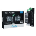 Shelly DIN-liist · Wave Pro 2PM · Relee · max. 25A · 1 Faas · 2x 16A
