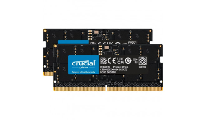 SO DDR5 32GB PC 4800 CL40  KIT  (2x16GB)  Crucial Value 1,1V