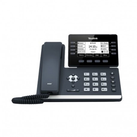 Yealink SIP-T53W must IP-telefon 8 liini LCD Wi-Fi