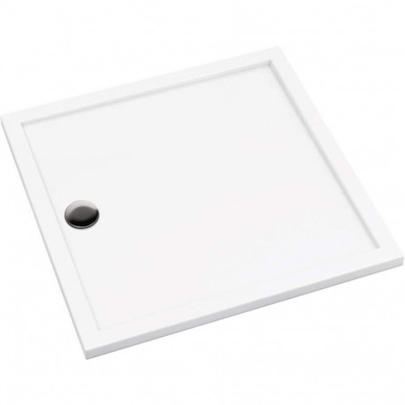 Acrylic square shower tray 80 cm