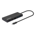 USB-C mitmeportiline adapter 2x HDMI/RJ45/2x USB-A/USB-C PD jaoks