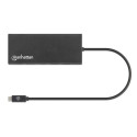 USB-C mitmeportiline adapter 2x HDMI/RJ45/2x USB-A/USB-C PD jaoks