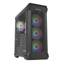GENESIS Irid 505 ARGB Midi Tower Black, Transparent