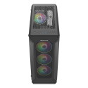 GENESIS Irid 505 ARGB Midi Tower Black, Transparent