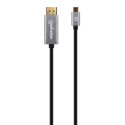 MANHATTAN 8K@60Hz USB-C DisplayPort 1.4 Adapterkaabel 2m