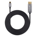 MANHATTAN 8K@60Hz USB-C DisplayPort 1.4 Adapterkaabel 2m