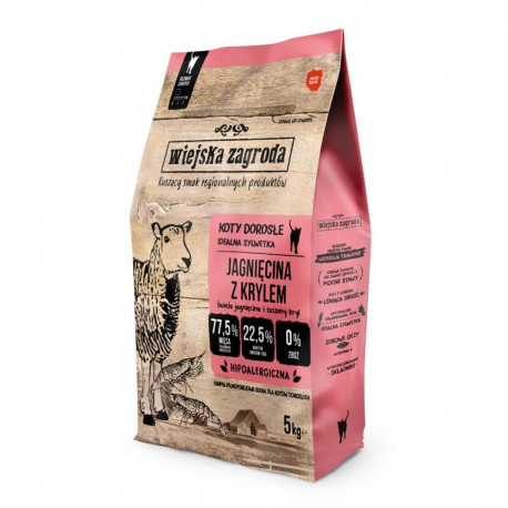 Rural Farm lamb krilliga kuiv kassitoit 5 kg
