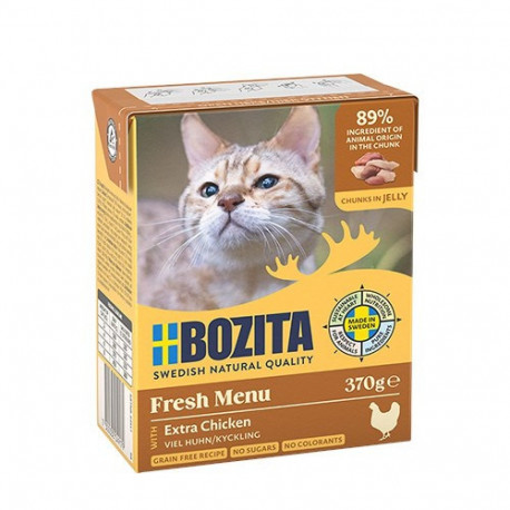 BOZITA Chicken in Jelly - Wet Cat Food - 370 g