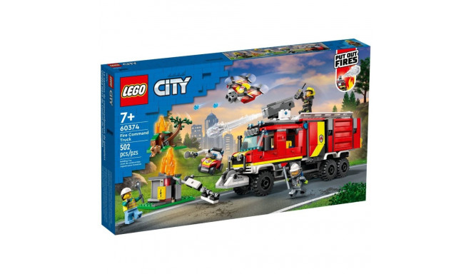 LEGO CITY 60374 tuletõrje komandoveok