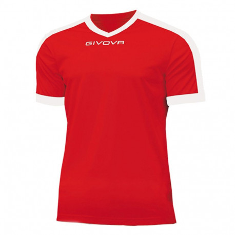 Givova särk Revolution Interlock MAC04 1203 4XS, punane-valge
