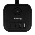 Huslog Cube Extension Cord with USB