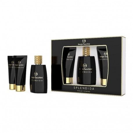 SERGIO TACCHINI SPLENDIDA POUR FEMME EAU DE PARFUM 100ML + LOCION CORPORAL PERFUMADA 100ML + GEL DE 