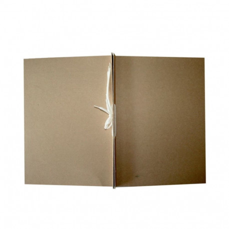 File covers SMLT A4 2-ribbon cardboard white